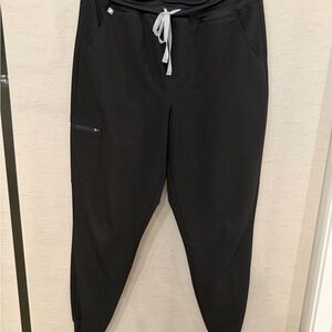 Figs Black Technical Jogger Scrub Pants - 2 pairs